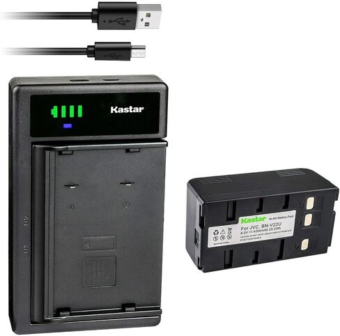بطارية Kastar 1 حزمة واستبدال شاحن USB الذكي لـ JVC GR-SX851U GR-SX860U GR-SX907 GR-SX950U GR-SXM161 GR-SXM161US GR-SXM200S GR-SXM25U GR-SXM25U GR-SXM25U GR-SXM245U GR-SXM255 GR-SXM255 GR-SXM255 GR-SXM255 GR-SXM255 in Kuwait