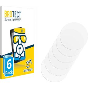 Glass Screen Protector Film Compatible with Casio W-216H-1AV (6 Pack) - Glass-Foil 9H Protection [Scratch Resistant, High Clarity]