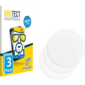 Glass Screen Protector Film Compatible with Casio W-216H-1AV (3 Pack) - Glass-Foil 9H Protection [Scratch Resistant, High Clarity]