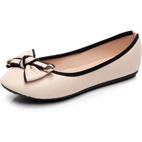 Women's Ballet Flat Shoes Fashion Bowknot Flats Round Toe Wedding Flats