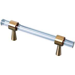 Drawers Handle Crystal Glass Cabinet Pulls Furniture Hardware Easy to Install| | - - (Color: Pink)