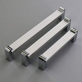 1PCS Modern Furniture Drawer Pulls Cabinet Drawer Cupboard Wardrobe Door Handle pulls - (Color: Hole Space 96mm)