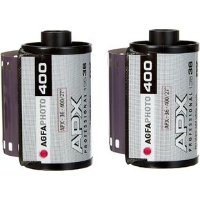 AgfaPhoto APX 400 135-36 Negative Fim S/W Pack of 5