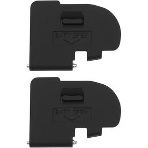 2Pcs Camera Battery Door Lid Cover Snap on Battery Cap Compatible with EOS 5D Mark II Black