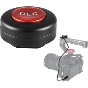 Camera Record Button Video Control Button Cold Shoe Mount with 2 Control Cables Replacement for Sony A9 II/A9/A7R V/A7R IV/A7 IV/ A7R III/ A7S III/A6600/A6500/A6400/RX100 III/ RX100 IV/ZV-1