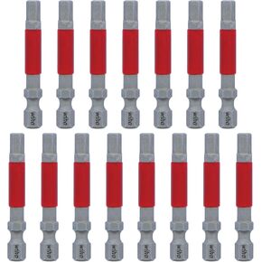 Terminator Impact Power Bit Hex, 15 Piece. 3/16" x 49mm