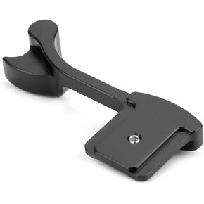 Camera Thumb Grip Aluminium Alloy Hot Shoe Thumb Up Grip Handle Hand G Undertake Wonderful Aluminum Alloy Fabric Put on Extremely Suitable for Leica Q1/q2, Black