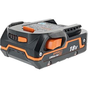 Ridgid Genuine OEM AC840085 1.5 Amp Hour 18V Compact Lithium Ion Power Tool Battery with Onboard Fuel Gauge and Flat Standing Base