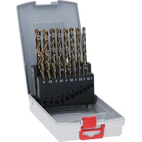 Bosch 2608587014 Metal Drill Bit-Set "Pro Box" 135° Hss-Cobalt 19 Pcs