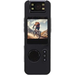 Dpofirs Body Camera, Portable Small Camcorder, 1080P HD Video, with Magnetic Back Clip 1/4 Inch Thread, Mini Body Camera, Wearable Pocket Camcorder, for Security Use