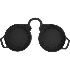 Zyyini Rubber Binocular Lens Protector Cap, Dustguard Binocular Rainguard Cover Protective Lens Cover with Stretch Fit for Ocular 42-45mm 15mm Thickness