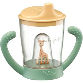 Sophie la girafe Anti-Leak Mascot Cup | Transition from Bottle to Cup | Easy to Grip | Pack of 1 (180 ml)