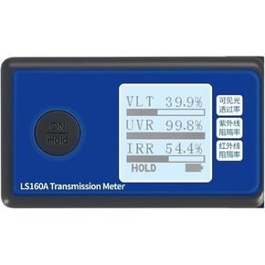 160 Automotive Solar Film Tester 160A Window Transmission Meter Measure VLT UV Blocking Rate IR Rejection for UV Measuring(LS160A)