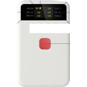 Portable Transmittance Tester,UV,VL,IR SES Transmission Meter,Test Accuracy±2%,for Solar Film,Agricultural Film,Window for UV Measuring(25)