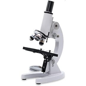 Microscope Magnifier Compound Monocular Microscopes Kits with Illumination for Adults Student Children Science Kit