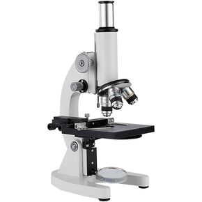 Microscope 40X-64000X Magnifier Lab Compound Monocular Microscopes Coarse Fine Focus for Student Beginner Kids Science Kit