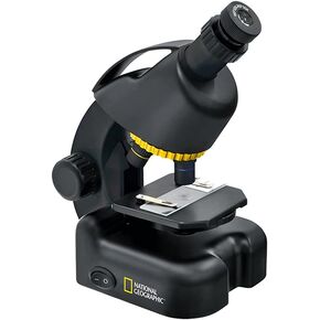 Microscope Monocular Compound Microscopes LED Illumination Battery Powered for Adults Student Children Science Kit
