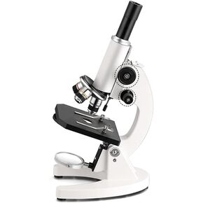 Microscope Compound Monocular Microscope with 40X-2000X Coaxial Coarse and Fine Focus for School Student Beginner Science Kit