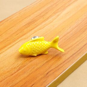 Children Drawer Knobs Fish Shape Ceramic Handles for Kids Room Kitchen Cabinet Handles Cupboard Knobs Furniture Hardware - (Color: B)