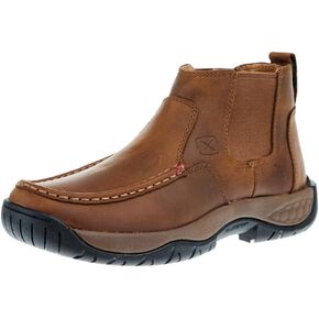Twisted X Women's 4" All Around Chelsea Work Boot, Moc Toe with CellStretch