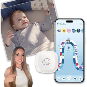 Elora Baby Wellness Monitor-مراقبة الأطفال الذكية التي تعمل من الذكاء الاصطناعى من أجل السلامة والتنمية وتنبيهات في الوقت الفعلي ، والتصميم الافتراضي لعدم الإزالة ، واي فاي اختياري