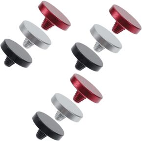 9pcs Camera Shutter Release Button Soft Shutter Button Concave Design for Improved Image Clarity Aluminum Alloy Easy to Install Compatible Camera Models