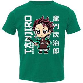 Tanjiro Kid Slayers Anime Manga Demon Toddler T-Shirt