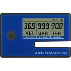 Handheld Window Film Transmission Meter with 1400nm IR Rejection,UV Blocking Rate Visible Light Transmittance 162A for UV Measuring