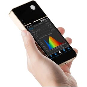 Portable Light Spectrometer CCT CRI Meter Lux Test for UV Measuring