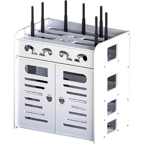Router Shelf Wall Mount WiFi Router Storage Box, Desktop Storage Box, Bracket Wall Mount, Floating Shelf, WiFi Storage Box, Cable Organizer Box, Power Strip Protector Hider