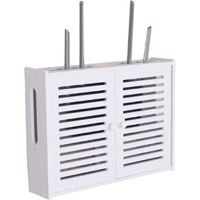 Router Storage Box Wireless Router Storage Box Router Fences Router Storage Box WiFi Wireless Router Storage Box Wall Mounted TV Set Top Box TV Lower Row Socket Occlusion Box Simple Installa