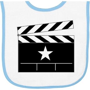 inktastic Director Movie Clapboard Baby Terry Cloth Bib