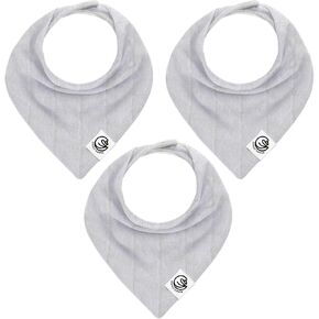 Bibs for Babies - Premium Drool Protection for Newborn, Toddlers and Kids - Soft, Absorbent, Adjustable Bib
