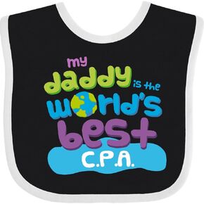 inktastic Accountant Dad Best CPA Baby Bib