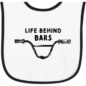 inktastic Life Behind Bars BMX Baby Terry Cloth Bib