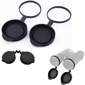 A&R Photo Front and Rear Lens Cap Cover Compatible with Canon 18X50 is UD 3.7 Binoculars