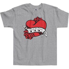 ThreadRock Little Boys 'Mom' Heart Tattoo Toddler T-Shirt