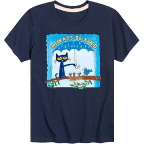 Pete the Cat - Always Be Kind Umbrella - Toddler Short Sleeve Graphic T-Shirt