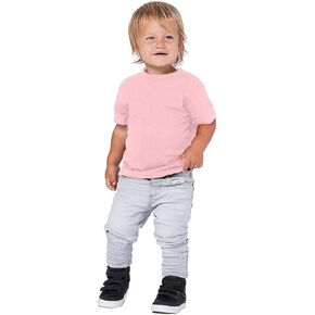 Bella Canvas Toddler Jersey Short-Sleeve T-Shirt 3T Pink
