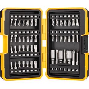 49-Piece Screwdriver Bit Set, S2 Steel Magnetic Impact Driver Bit Set, including Duty Socket Set, Torx Security Bit Set, Hex, Phillips, PZ, and Slotted, with Exquisite Case, Gift