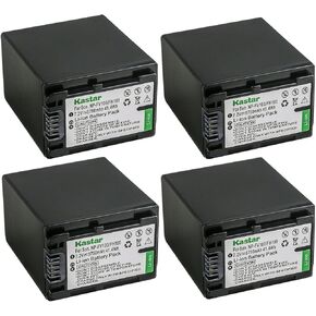 Kastar 4-Pack NP-FV100 Battery 7.2V 5750mAh Replacement for Sony HDR-CX115, HDR-CX116, HDR-CX130, HDR-CX150, HDR-CX155, HDR-CX160, HDR-CX180, HDR-CX190, HDR-CX200, HDR-CX210, HDR-CX220 Camcorder