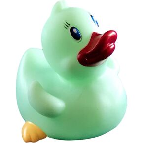 3" Valentines Sweetheart Rubber Duck [Squeaky, with Hole] - Baby Safe Bathtub Bathing Toy
