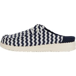 Hey Dude Women's Wendy Slip Terry Stripe Loafer