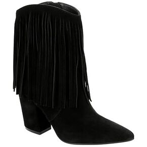 Michael By Michael Shannon Kacey - Women's Short Fringe Detail Block Heel Cowgirl Boot