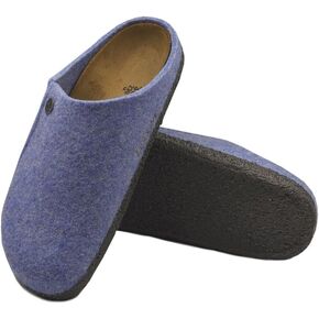 Birkenstock Zermatt Rivet Wool Felt Slippers with Cork-Latex Footbed and Shearling Lining - Multiple Colors & Sizes
