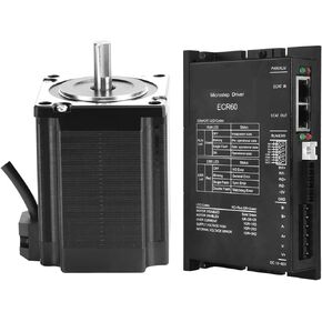 60mm 2 Phase 2.1Nm~4N.M Stepping 24 Open Loop Stepper Motor Set Computerized Numerical Control Stepper Motor Driver ECR60 Kit(4nm 60AM40 KIT) in Saudi Arabia