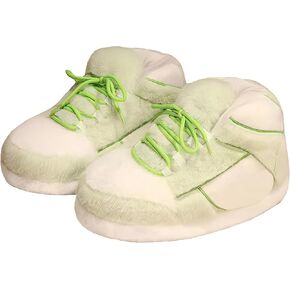 Unisex Warm Cosy Trendy Sneaker Slippers Comfy Kicks Non Slip Sole Indoor House Plush Slippers - One Size Fits Most