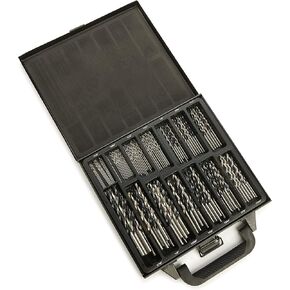 Woodriver 100-Piece Combo Brad Point and Twist Drill Bit Box