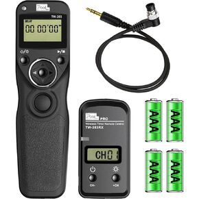 Pixel Wireless Shutter Remote Release Control TW283 for Nikon D850 D810 D800 D700 D500 D300 D300s D200 D40s D800E D810A D1X D2H D3X D1 D2 D3 D3s D4 D5 D4s F5 F6 F100