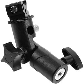 Angoily E Type Flash Umbrella Bracket Professional Flash Holder Softbox Mount 180° Rotation for Photography Led Light Accessory